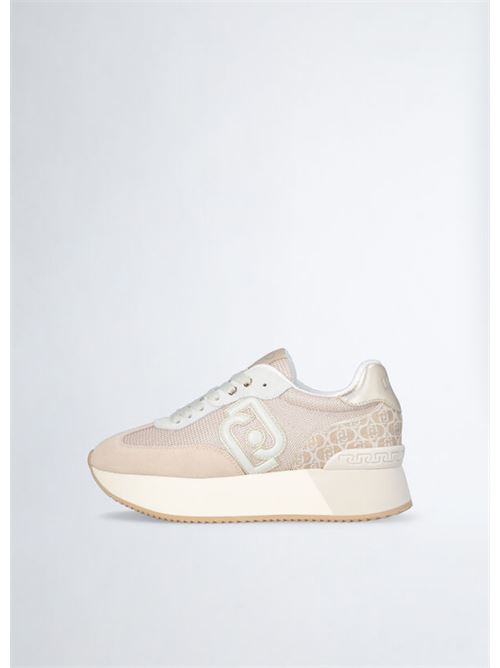 DREAMY 02 - SNEAKER COW SUEDE/MESH/PRINT LIU JO | BF4037PX525/S3412